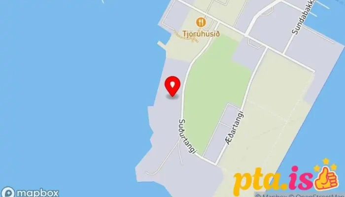 kort yfir Ívaf Fataverslun í Ísafjörður