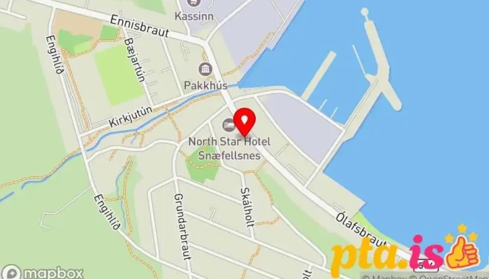 kort yfir Jöklamús  í Ólafsvík