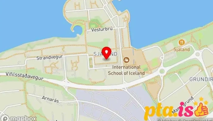kort yfir Jónshús Félagsmiðstöð Dvalarheimili aldraðra í Garðabær