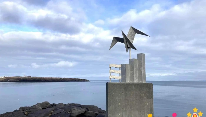 Keflavikurmerkid Skulptur - Keflavík