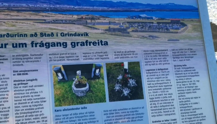 Kirkjugardurinn Ad Stad   Stadarkirkjugardur I Grindavik Hvar - Grindavík