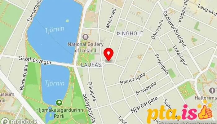 Kvennaskolinn Uppsalir Kort - Reykjavík