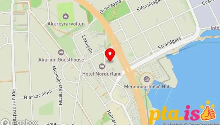 kort yfir L-listinn Stjórnmálaflokkur í Akureyri