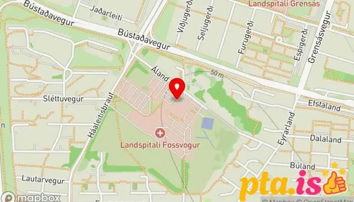 Landspitali Fossvogi Kort - Reykjavík