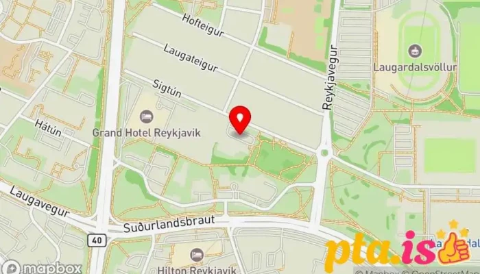 Landssamband Ungmennafelaga Kort - Reykjavík