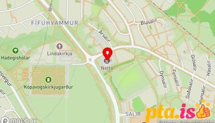 Lasertag Kopavogi Kort - Kópavogur
