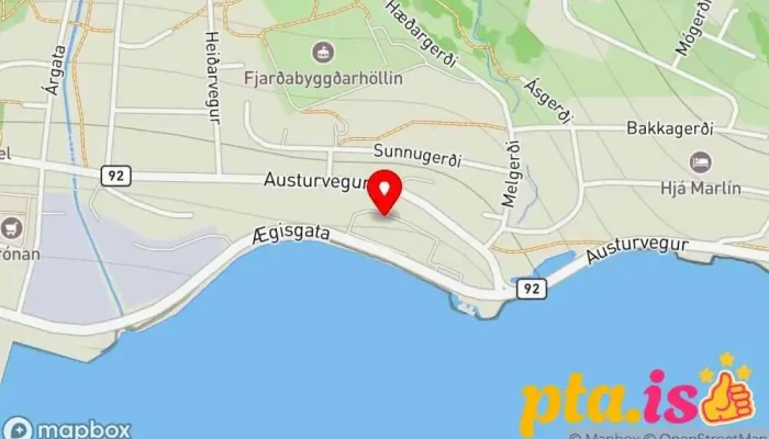 kort yfir Launafl • Byggingardeild Byggingarverktaki í Reyðarfjörður