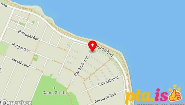 kort yfir Lauuf Gjafavöruverslun í Seltjarnarnes