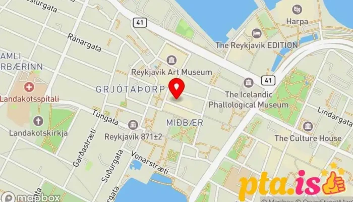kort yfir Listahátíð í Reykjavík Hátíð í Reykjavík