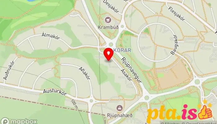 Ljodaperlur Kort - Kópavogur