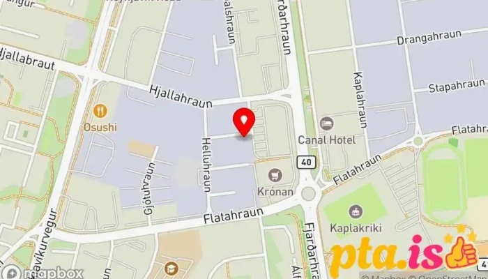 kort yfir Loftverkfæri Verkfæraverslun í Hafnarfjörður