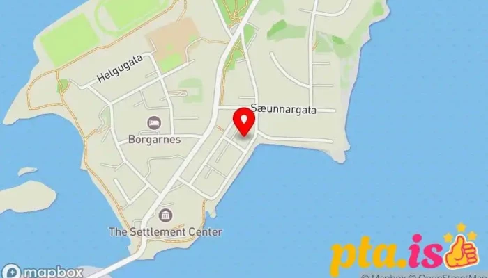 kort yfir Lögreglan á Vesturlandi Lögregla í Borgarnes