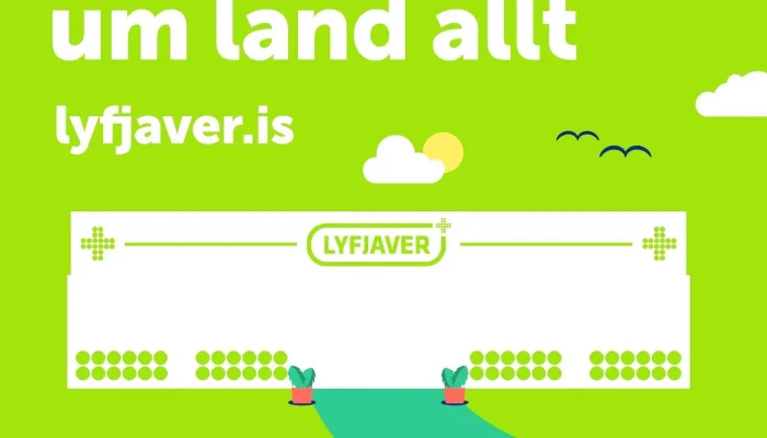 Lyfjaver -  Fra Eiganda - Reykjavík