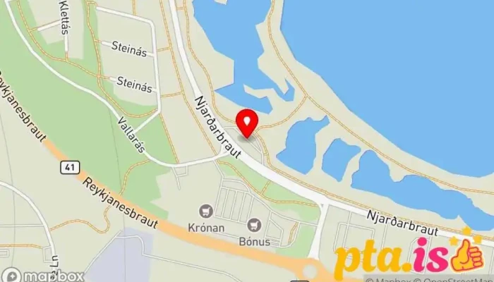 Merki Njardvikurkaupstadar Kort - Reykjanesbær