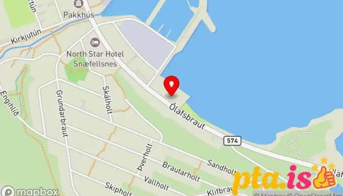 kort yfir N1 Bensínstöð í Ólafsvík