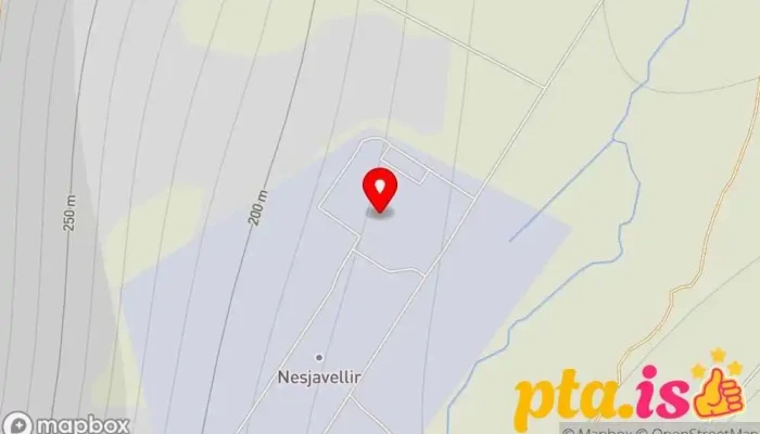 kort yfir Nesjavallavirkjun Raforkuver í Selfoss