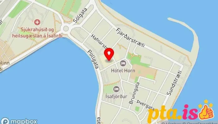 kort yfir Nettó Stórmarkaður í Ísafjörður