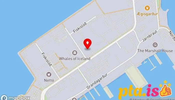 kort yfir Nice Travel Ferðaþjónustufyrirtæki í Reykjavík