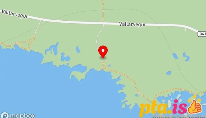 kort yfir Öfugsnáði Ferðamannastaður í Vallarvegur
