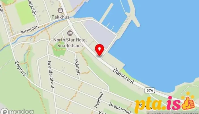 kort yfir Ólafsvík Bus stop í Ólafsvík