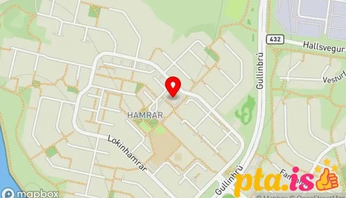 kort yfir Póstbox Sporhömrum Pósthús í Reykjavík