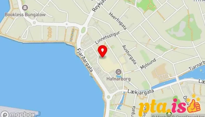 kort yfir Pósthús Firðinum Hafnarfirði Pósthús í Hafnarfjörður