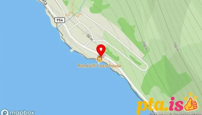 kort yfir Randulf's Sea House Veitingastaður í Eskifjorður