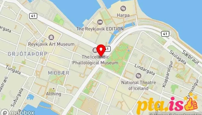 Reykjastraeti Fasteignafelag Kort - Reykjavík