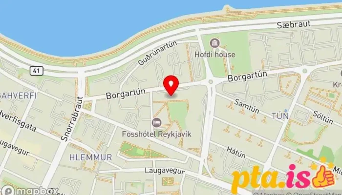 Reykjavikurborg Kort - Reykjavík