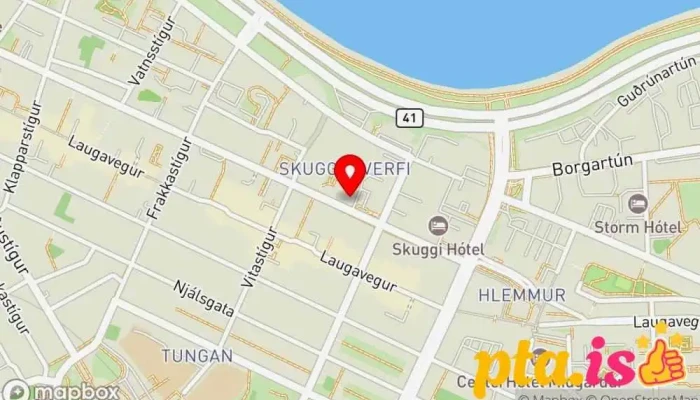kort yfir Salka - Útgáfuhúsið Verðandi Bókaverslun, Bókaútgefandi í Reykjavík