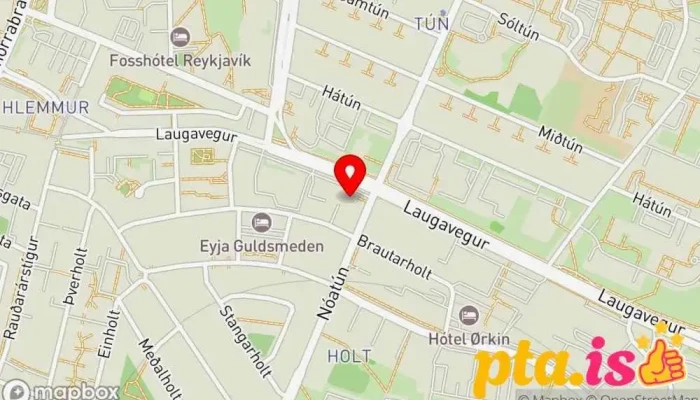 Samskiptamidstod Heyrnarlausra Og Heyrnarskertra Kort - Reykjavík