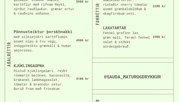 Sauda Matsedill - Sauðárkrókur