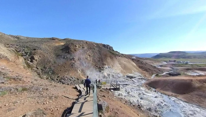 Seltun Geothermal Area Street View 360deg - Reykjanes Peninsula