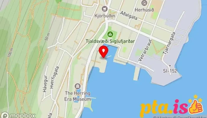 kort yfir Sigló Hótel by Keahotels Hótel í Siglufjörður
