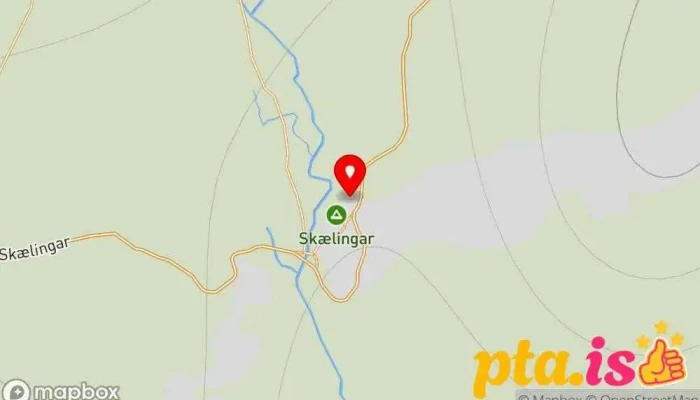 kort yfir Skælingar Gististaður, Fjallaskáli í 