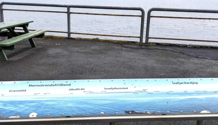 Skarfasker Utsynispallur Hnifsdalur - Hnífsdalur