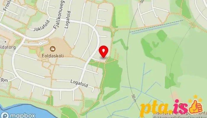 kort yfir Skátafélagið Vogabúar Skátaheimili í Reykjavík