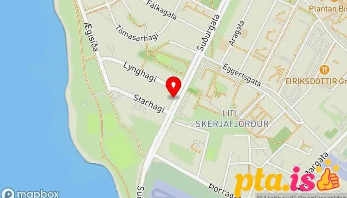 Skerjagardar Kort - Reykjavík