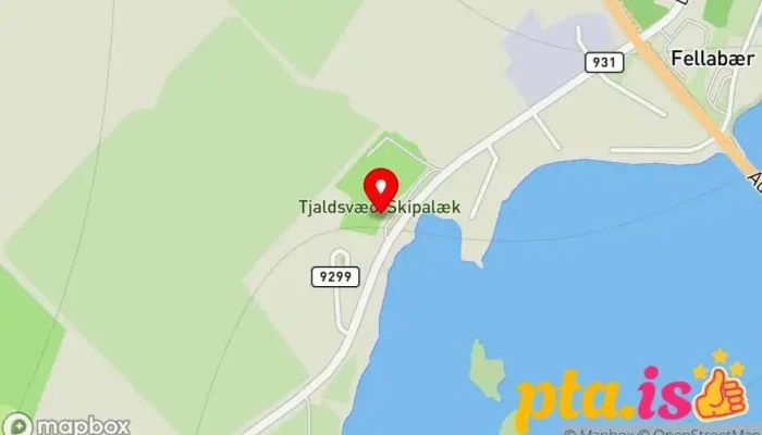 kort yfir Skipalækur Guesthouse and Camping Gistiheimili í Egilsstaðir