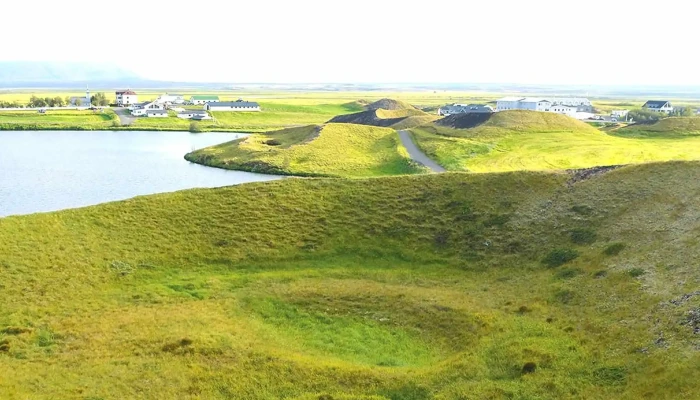 Skútustadagrig pseudo craters - Reykjahlíð