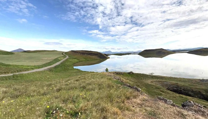 Skutustadagrig Pseudo Craters Street View 360deg - Reykjahlíð