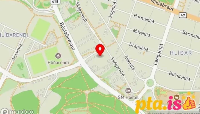 kort yfir Slysavarnafélagið Landsbjörg Frjáls félagasamtök, Björgunarsveit í Reykjavík