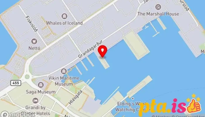 kort yfir Slysavarnaskóli sjómanna Fræðslumiðstöð í Reykjavík