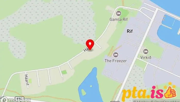 kort yfir Snæfellsbær  í Rif