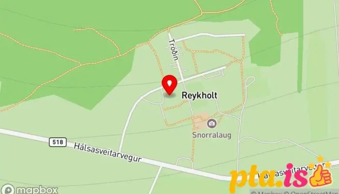 Snorrastofa -  Kort - Reykholt