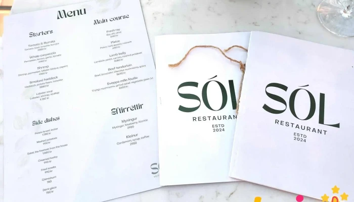 Sol Restaurant Matsedill - Hafnarfjörður
