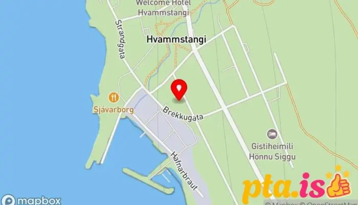 kort yfir SSNV - North West Region Association Félag eða stofnun, Fyrirtækjaráðgjöf í Hvammstangi