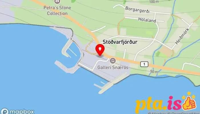 kort yfir Stöðvarfjarðarhöfn Hafnaryfirvöld í Stöðvarfjörður