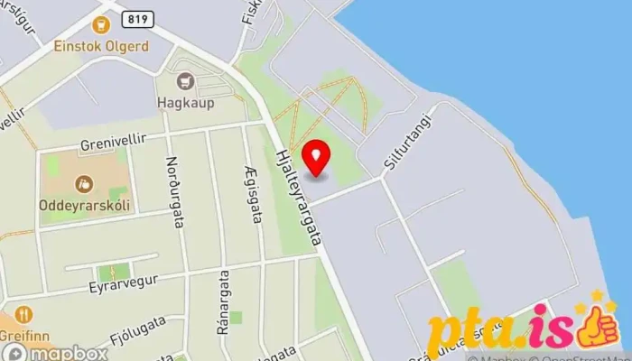 kort yfir Súlur, björgunarsveitin á Akureyri Sjálfboðaliðasamtök í Akureyri