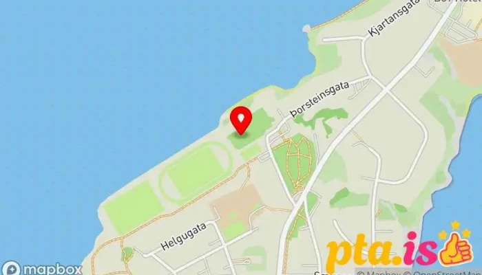 kort yfir Sundlaug Sundlaug, Ferðamannastaður í Borgarnes